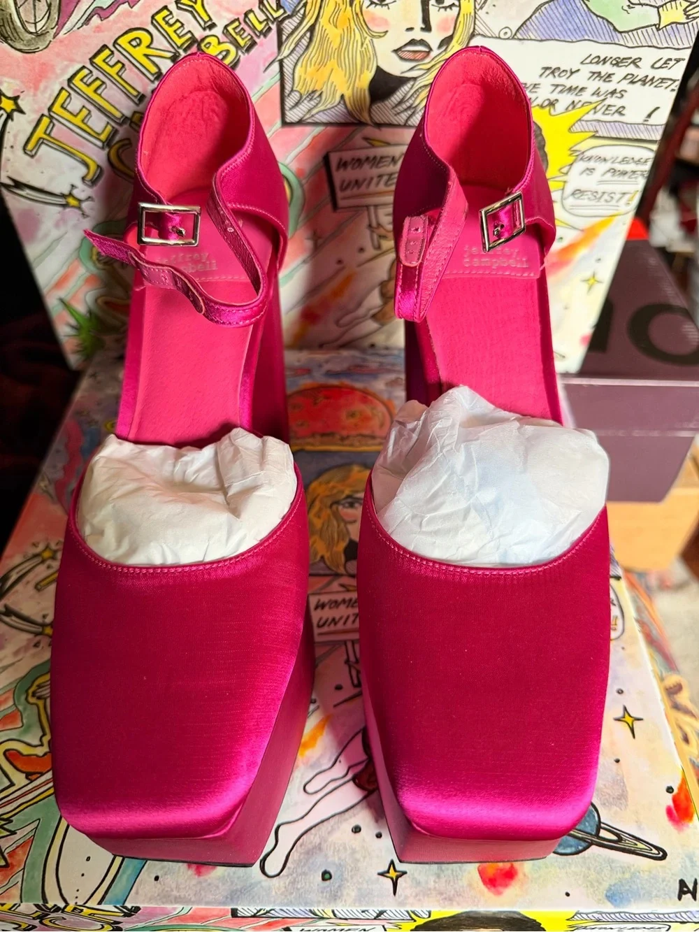 Jeffrey Campbell vibrant hot